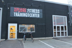 Ingången till Xplore Fitness